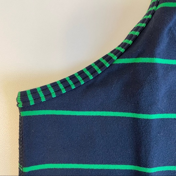 NWT Lululemon CRB Cool Racerback Tank Top Green Bean & Inkwell Striped - Picture 4 of 4